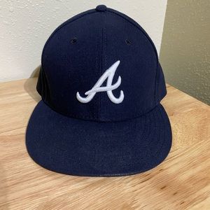 Atlanta braves fitted hat